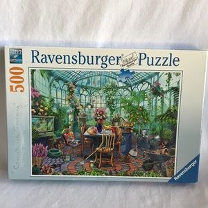 Ravensburger 500-piece “Greenhouse Morning” jigsaw puzzle
